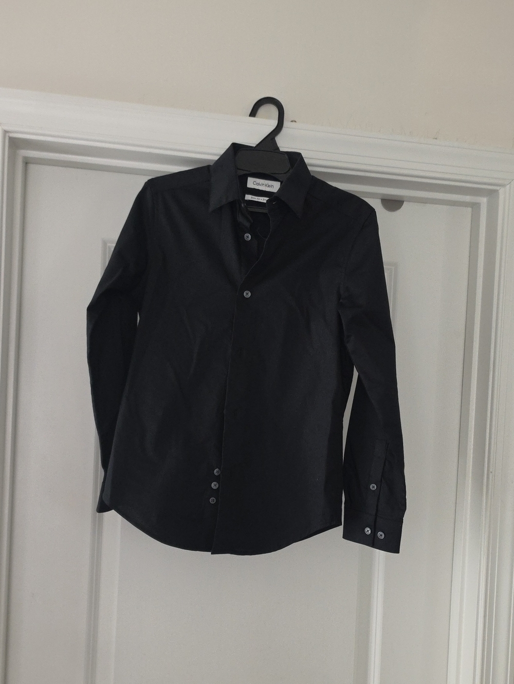 Calvin Klein Kid's Black Button-Down Dress Shirt Size 10